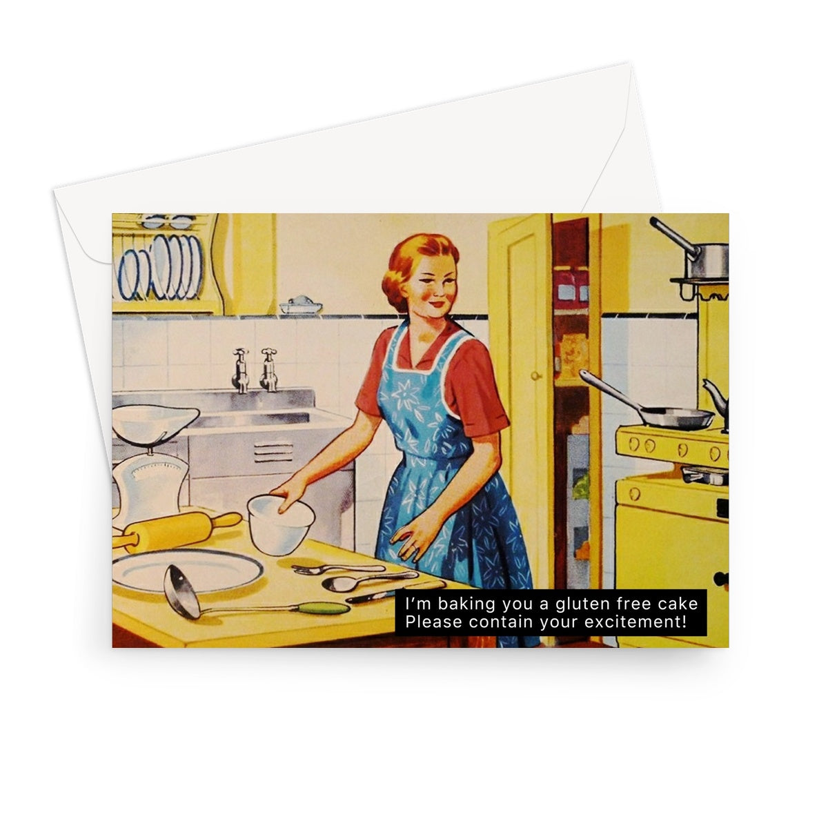 Gluten Free Birthday Cake Card