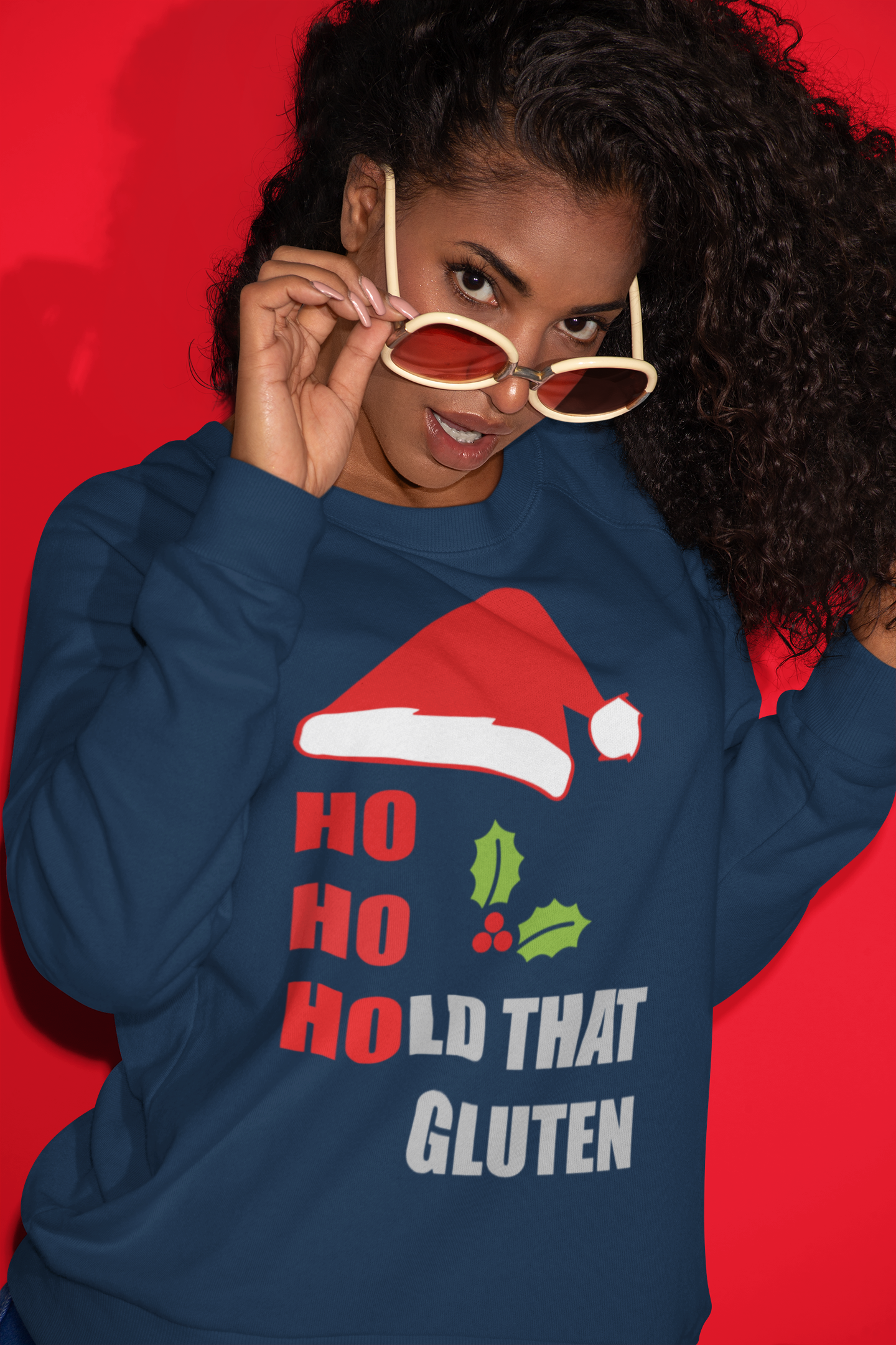 Ho Ho Hold that Gluten - Christmas Jumper