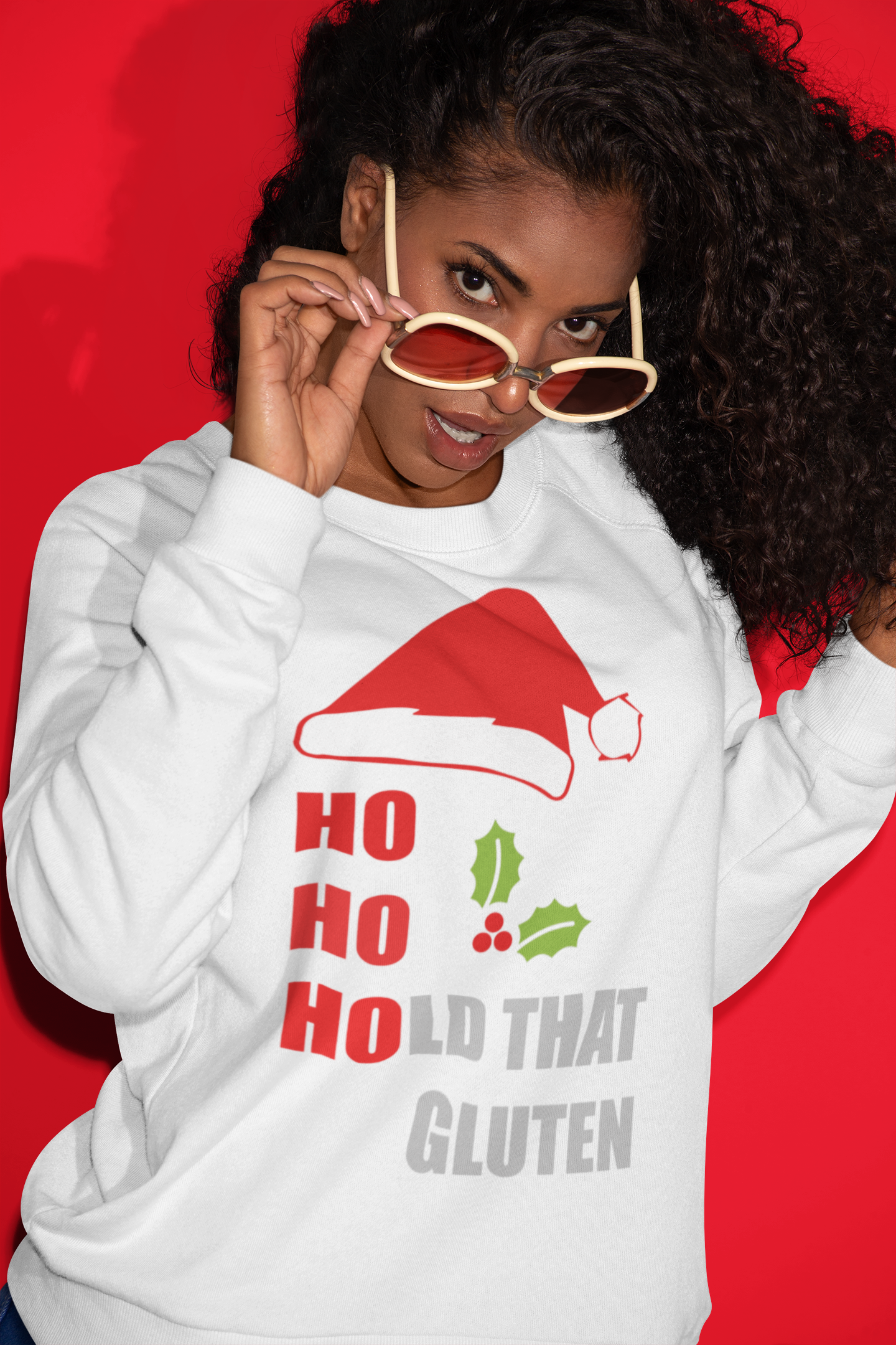 Ho Ho Hold that Gluten - Christmas Jumper