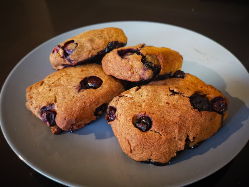 Healthy Gluten Free Buckwheat & Blueberry Bars