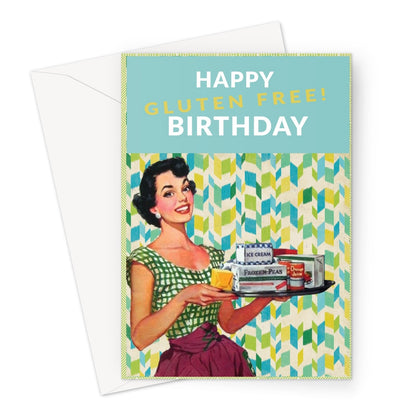 Funny Gluten Free Birthday Card