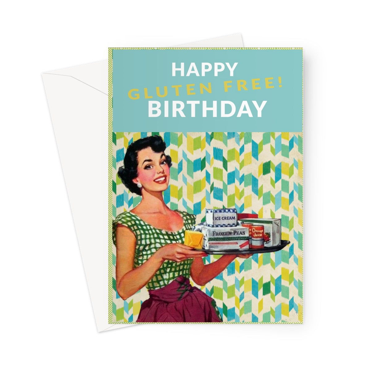 Funny Gluten Free Birthday Card