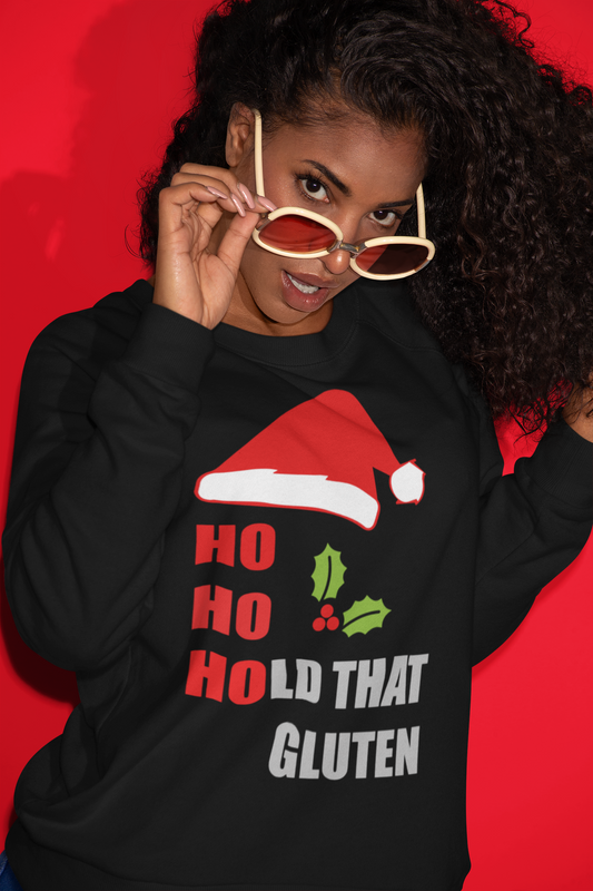 Ho Ho Hold that Gluten - Christmas Jumper